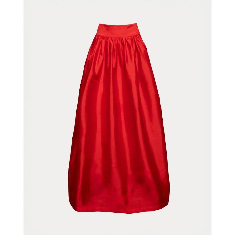 NEW FRANCES VALENTINE full-length ball skirt in red - Picture 4 of 4